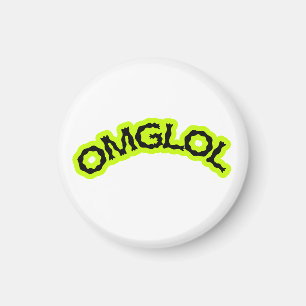 Aimant Rétro OMGLOL 2000 – Amusant & Ludique