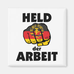 Aimant Rétro Ostalgie RDA Héros du travail