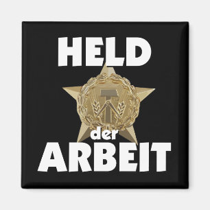 Aimant Rétro Ostalgie RDA Héros du travail Étoile Armoiri