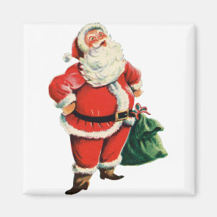 Aimant Retro Père Noël