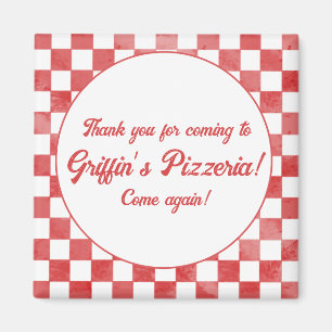Aimant Retro Pizzeria Pizza Party Italien Anniversaire