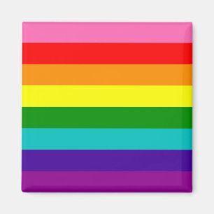 Aimant Retro Rainbow 8 Pride