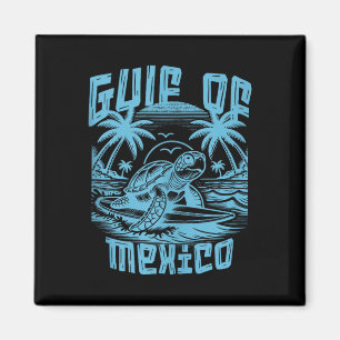Aimant Retro Summer Gulf Of Mexico Forever Turtle Beach G