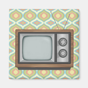 Aimant Rétro TV
