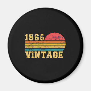 Aimant Retro Vintage Sunset 1966 Anniversaire