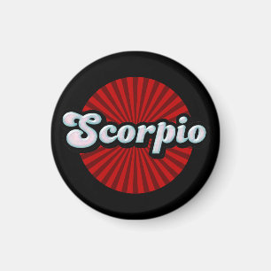 Aimant Rétro Zodiaque Scorpion