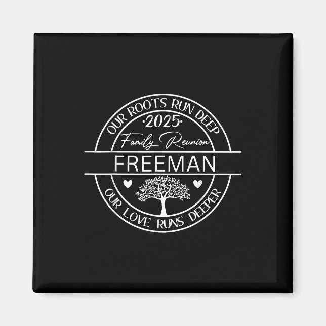 Aimant Retrouvailles familiales Freeman Nos racines s'enf (Devant)
