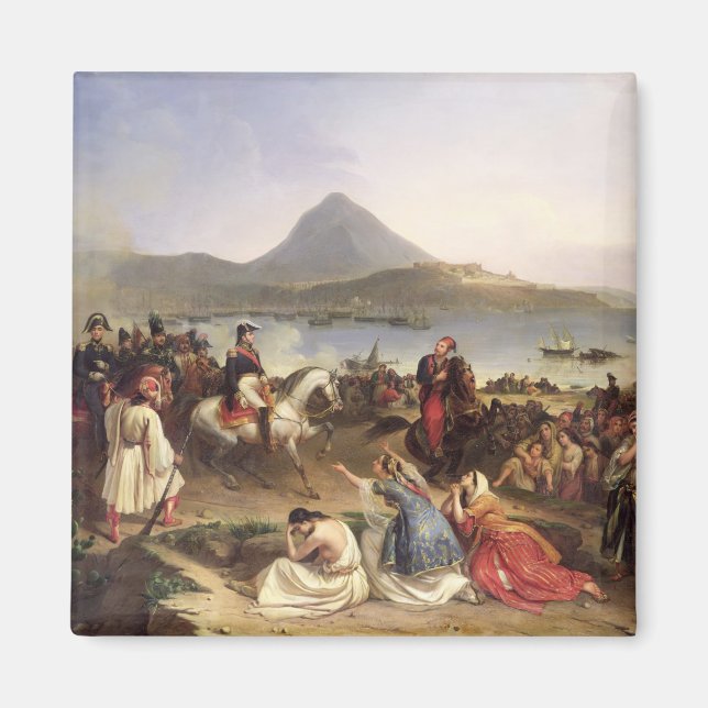 Aimant Réunion Entre Le Général Nicolas Joseph Maison (Devant)