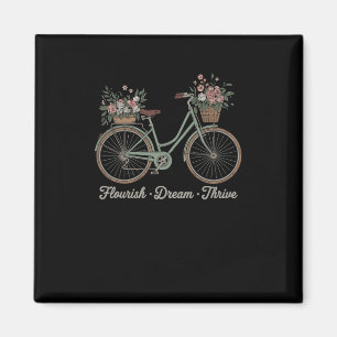 Aimant Rêve fleurie Épouser Vélo floral Trump Res subtil