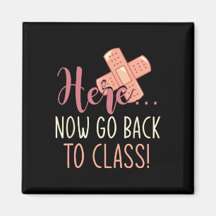 Aimant Revenez À La Classe Infirmière Fun School Nurse