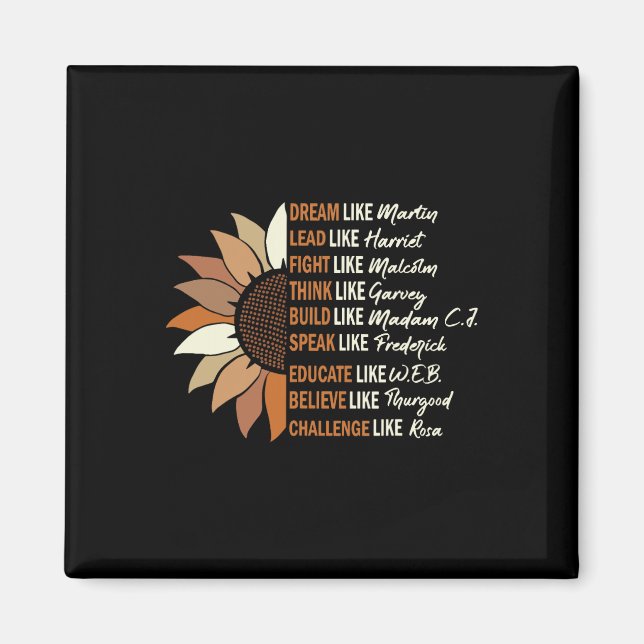 Aimant Rêver Comme Martin Plomb Comme Harriet Black Histo (Devant)