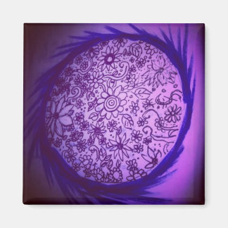 Aimant Rêver de la lune violette