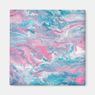 Aimant Rêves ciels roses et bleus