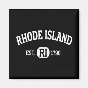 Aimant Rhode Island Retro Vintage Rhode Island Ri