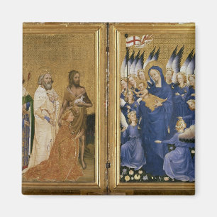 Aimant Richard II Présenté à la Vierge et à l'Enfant