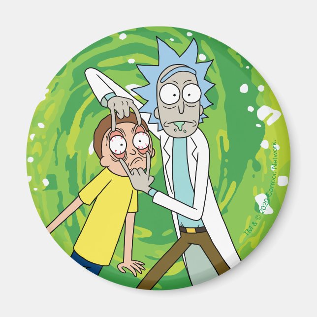 Aimant RICK ET MORTY™ | Regardez Ça (Devant)