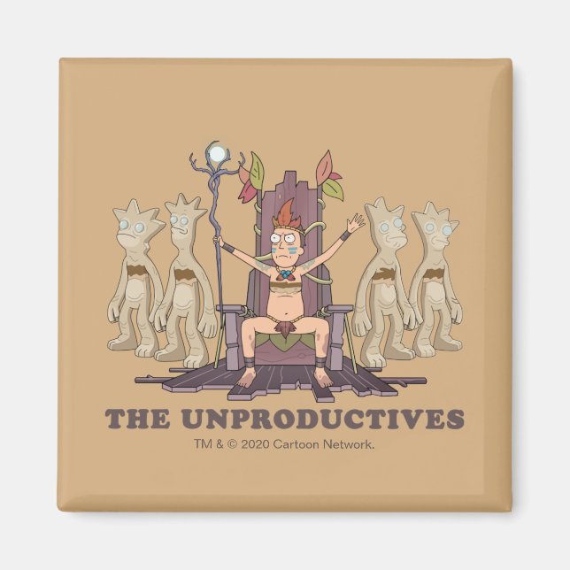 Aimant RICK ET MORTY™ | the Unproductives (Devant)