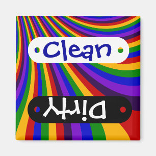 Aimant Ride Arc-en-ciel Diapositive Bandes colorées