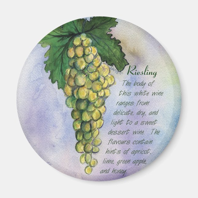 Aimant Riesling Vins (Devant)