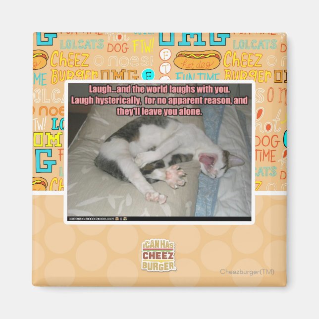 Aimant Riez et le monde rit avec vous (Devant)