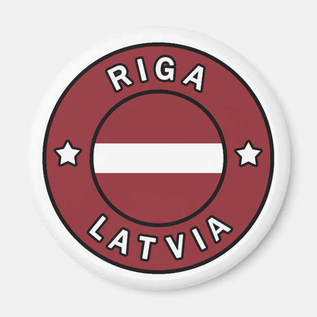 Aimant Riga Lettonie (Devant)