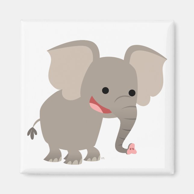 Aimant Rire du dessin magnétique de l'éléphant (Devant)