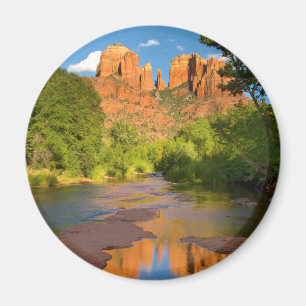 Aimant Rivière à Red Rock Crossing, Arizona