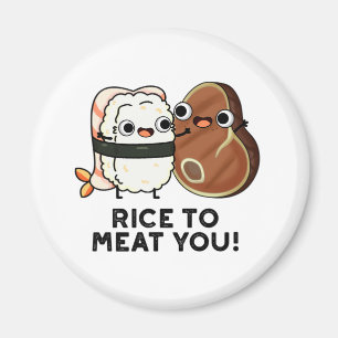 Aimant Riz À La Viande Vous Drôle Sushi Steak Pun