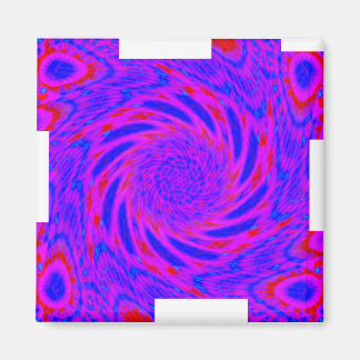 Aimant RMDESIGN Mandala-colorrose-bleu-LOVE-kaléidoscope