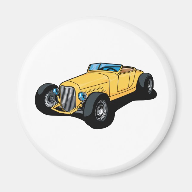 Aimant Roadster Hot Rod (Devant)