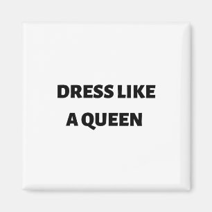 Aimant Robe comme une reine