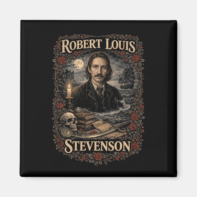 Aimant Robert Louis Stevenson (Devant)