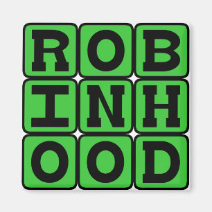 Aimant Robin des Bois, hors-la-loi héroïque de la forêt d