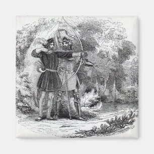 Aimant Robin Hood et petit John