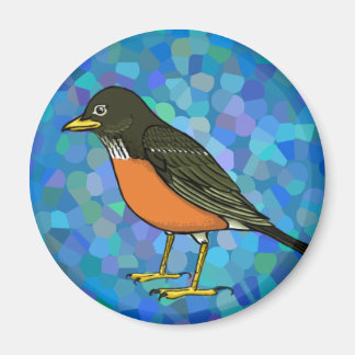 Aimant Robin sur Blue