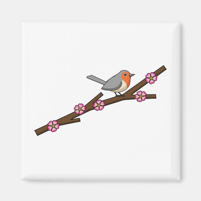 Aimant Robin sur Sakura (Devant)