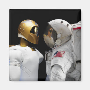 Aimant Robonaut 2, un adroit, hel 3 d'astronaute de