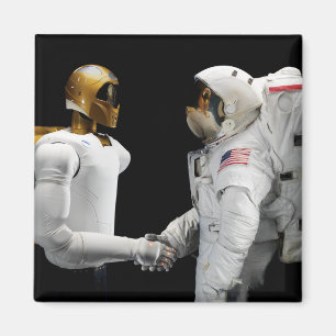 Aimant Robonaut 2, un adroit, hel 4 d'astronaute de