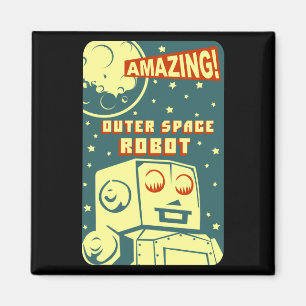 Aimant Robot extraordinaire d'espace extra-atmosphérique