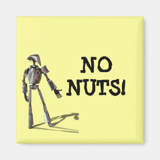 Aimant Robot guy - Nourris pas de noix