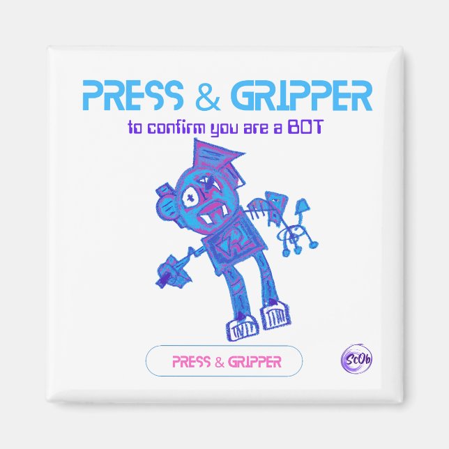 Aimant Robot Press & Gripper (Devant)