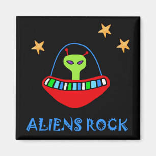 Aimant roche d'aliens !
