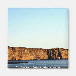 Aimant Roche de Perce, formation de roche de Gaspé,