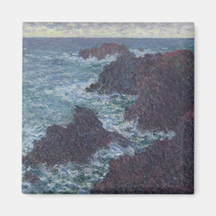 Aimant Roches de Claude Monet au Belle-Ile, la côte
