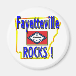 Aimant Roches de Fayetteville ! (bleu)
