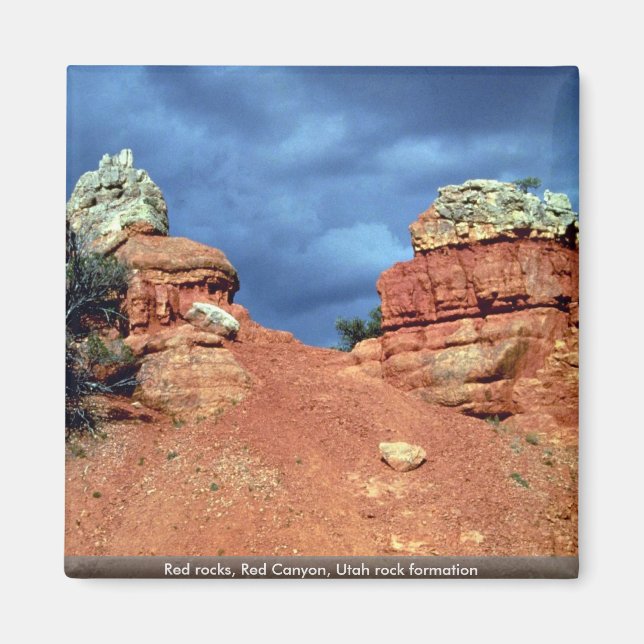 Aimant Roches rouges, Canyon rouge, formation de roches d (Devant)