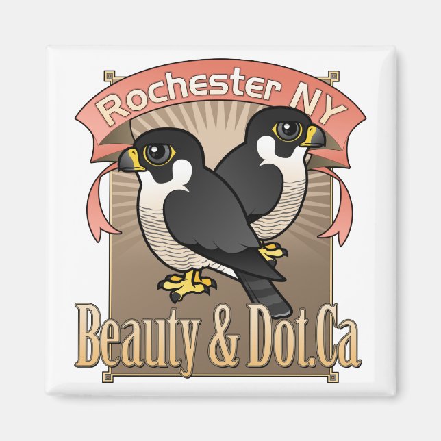 Aimant Rochester Beauty & Dot.Ca (Devant)