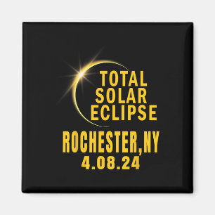 Aimant Rochester Ny Solar Eclipse 2024 Total Éclips Solai