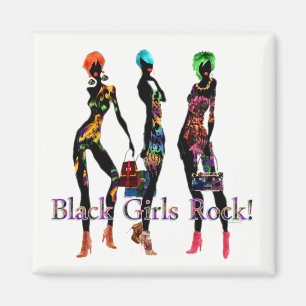 Aimant Rock Black Girls
