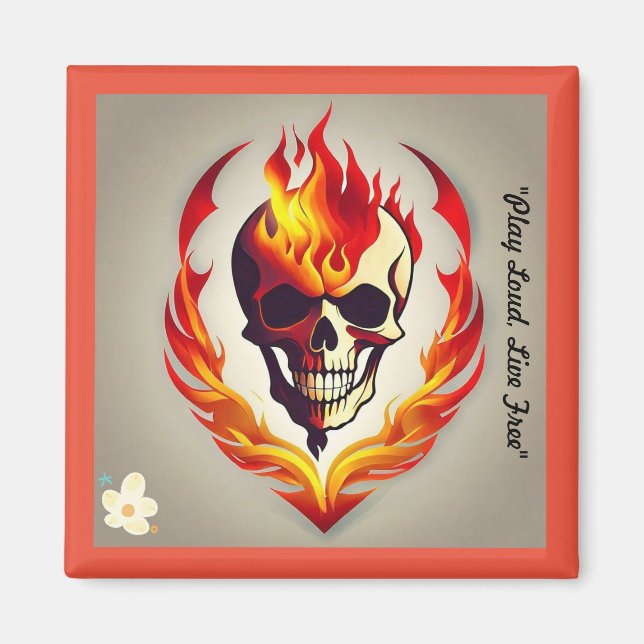 Aimant "Rock Fusion Festival" (Devant)